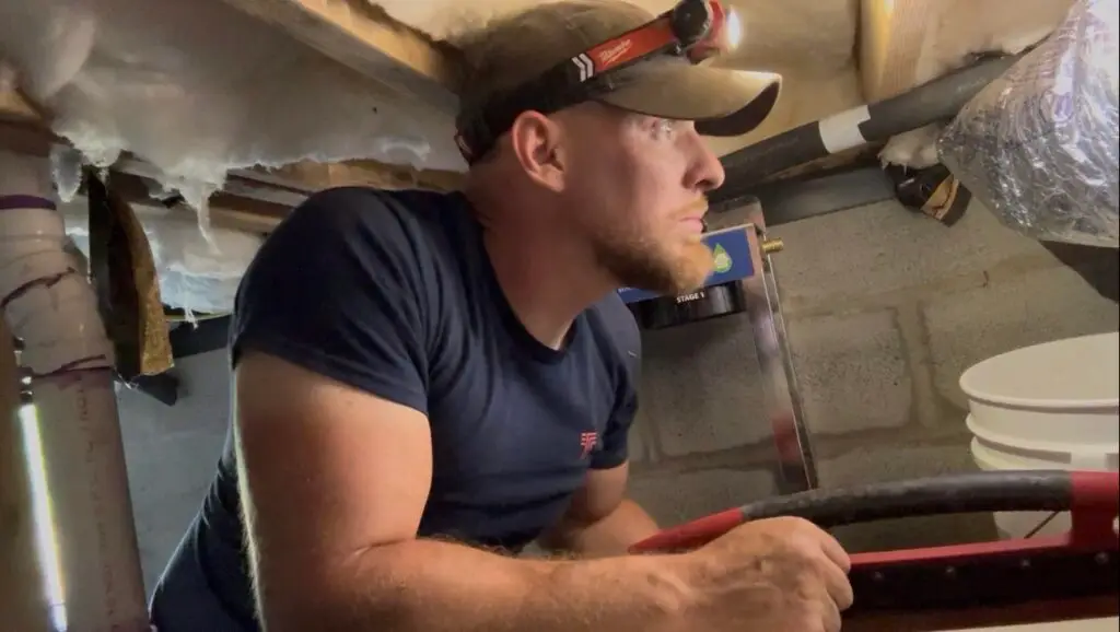 Licensed TennCo. Plumber looking for leaks in crawlspace